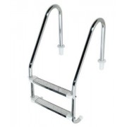 Escada 2 Degraus inox ,com ponteiras em abs